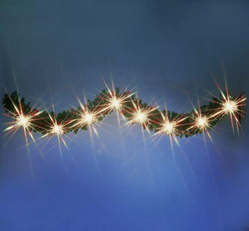 Zweiggirlande STARLIGHT, zur Straßenüberspannung