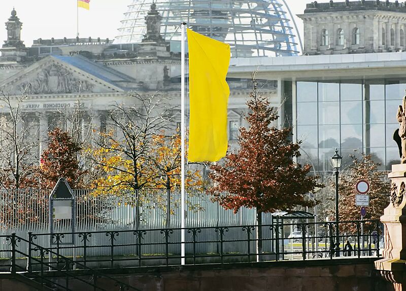 Zylindrischer Aluminium-Fahnenmast GRAZIL