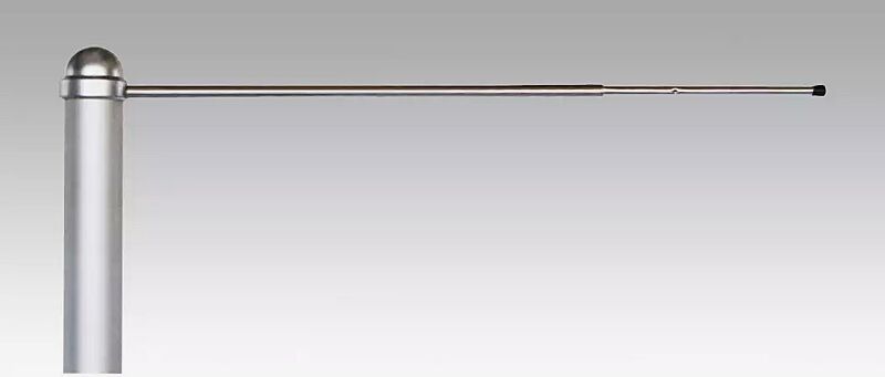 zylindrischer-aluminium-fahnenmast-modul__shoKAT0003336 Teleskopausleger drehbar