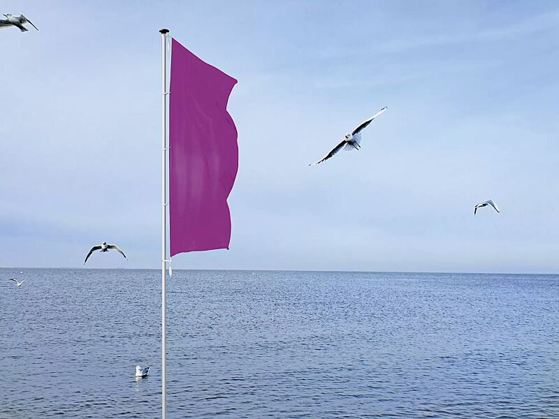 zylindrischer-aluminium-fahnenmast-silento__shoKAT0042206 2-teiliger zylindrischer Aluminium-Fahnenmast SILENTO ohne Ausleger